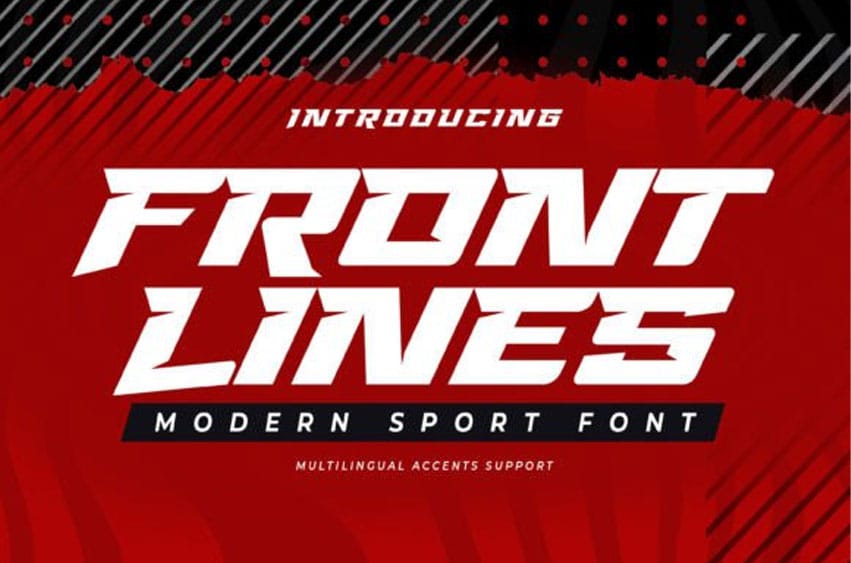 Front Lines Font
