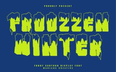 Froozzen Winter Font