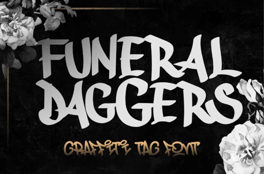 Funeral Daggers Font