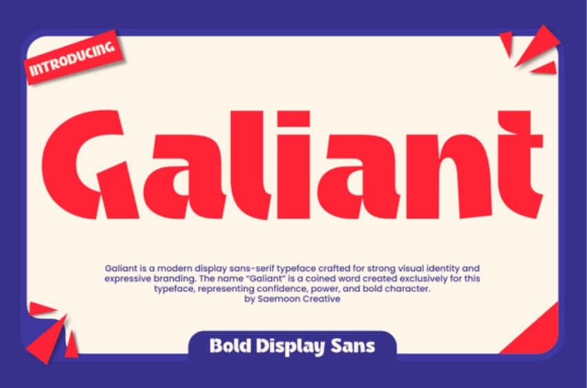 Galiant Font