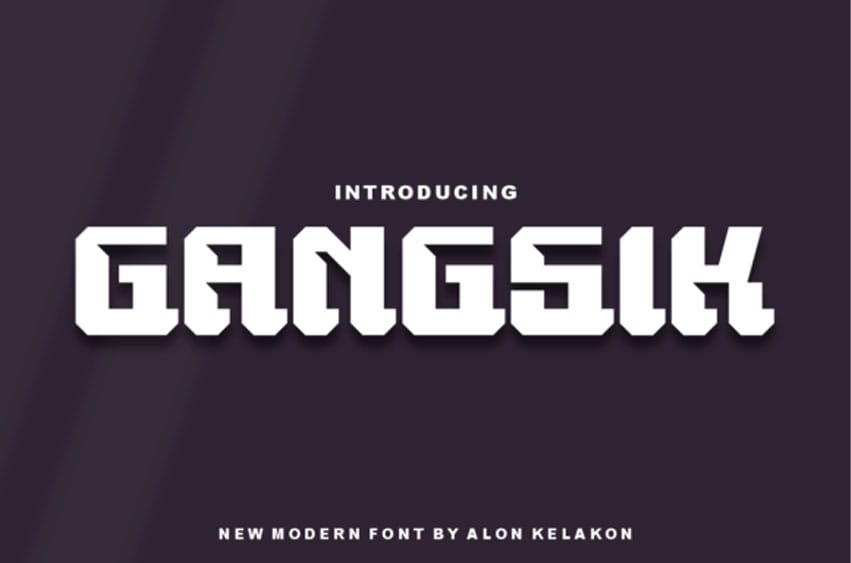 Gangsik Font