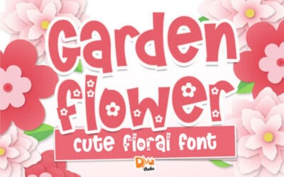 Garden Flower Font