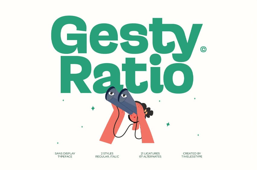Gesty Ratio Font