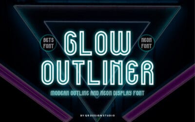 Glow Outliner Font