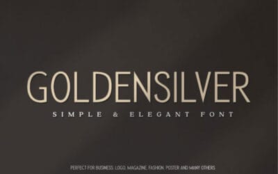 Golden Silver Font