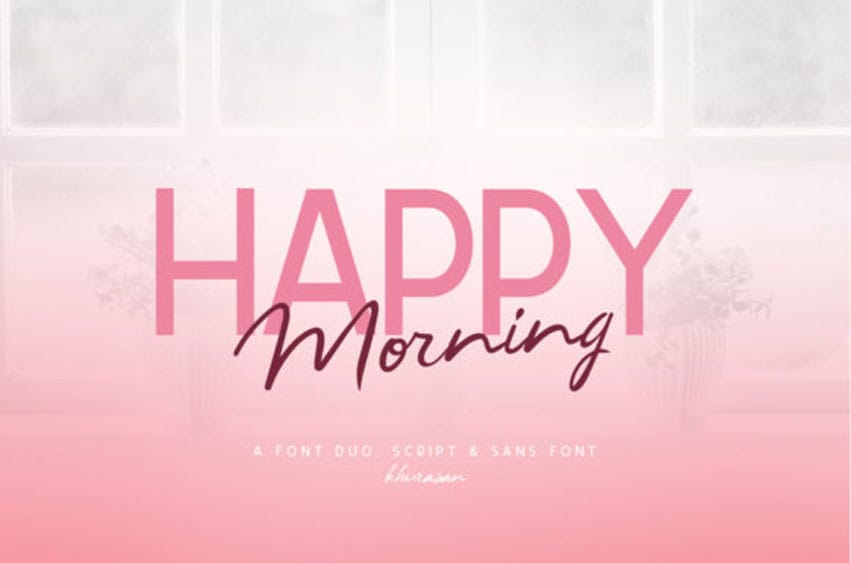 Happy Morning Font