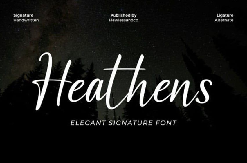 Heathens Font