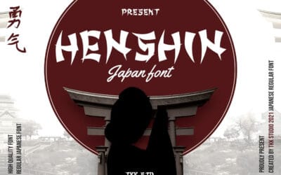 Henshin Japanese Font
