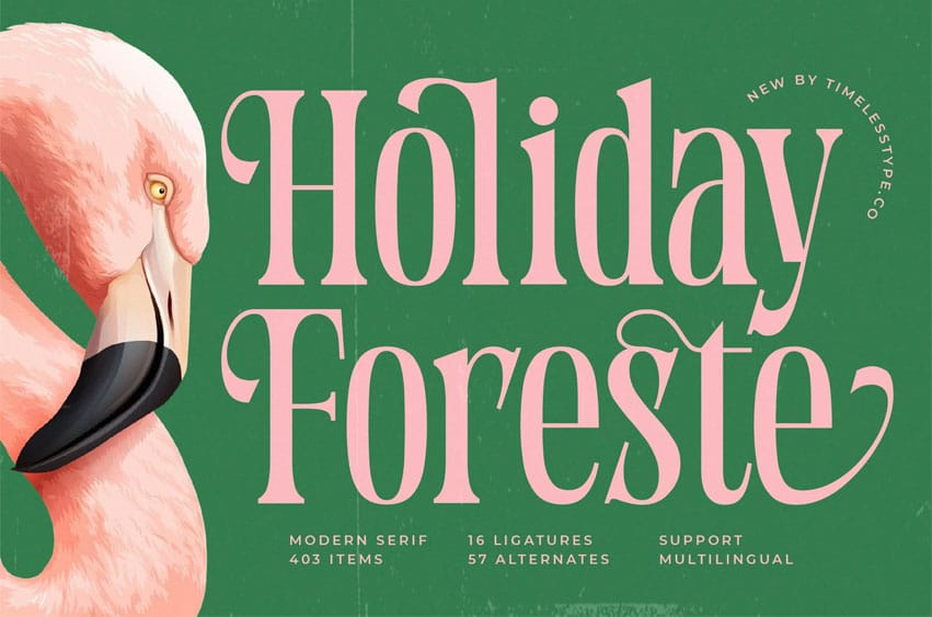 Holiday Foreste Font