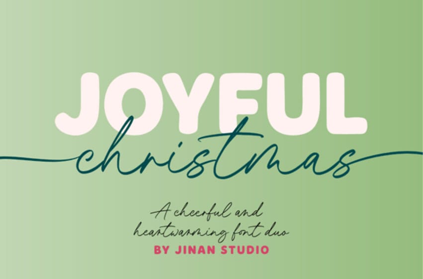 Joyful Christmas Font