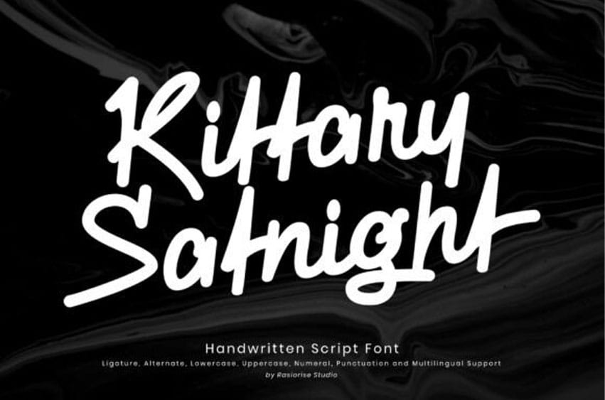 Kittary Satnight Font