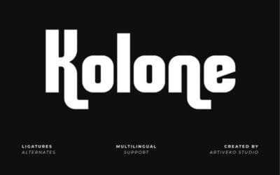 Kolone Font