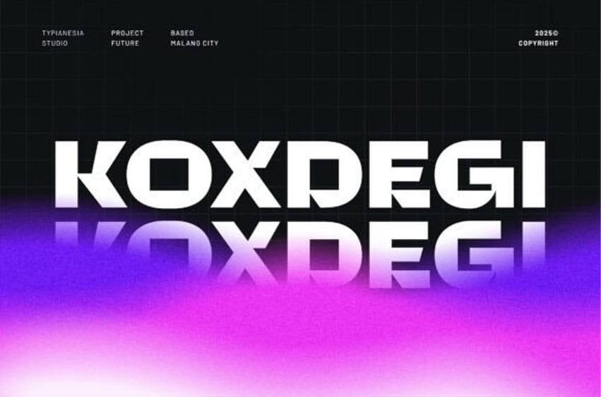 Koxdegi Font