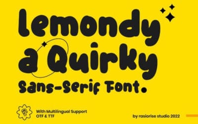 Lemondy Font