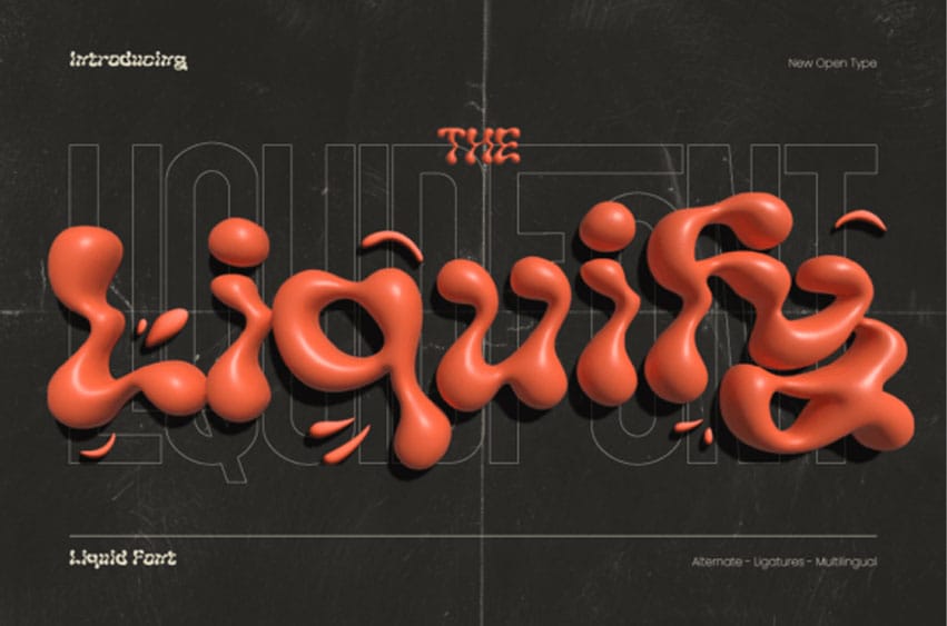 Liquify Font