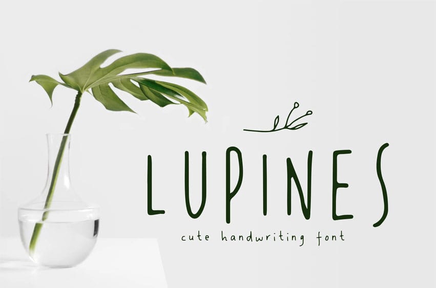 Lupines Font