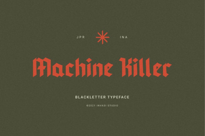 Machine Killer Font