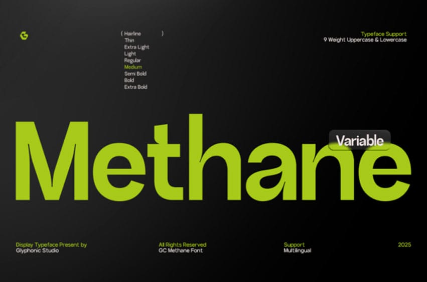 Methane Font
