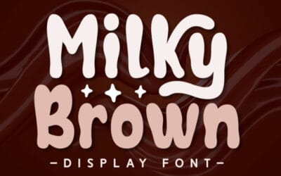 Milky Brown Font