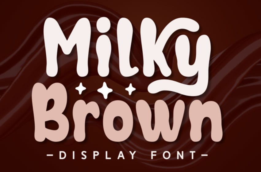 Milky Brown Font