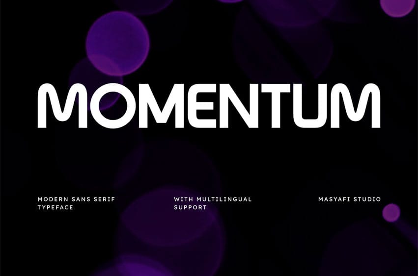 Momentum Font