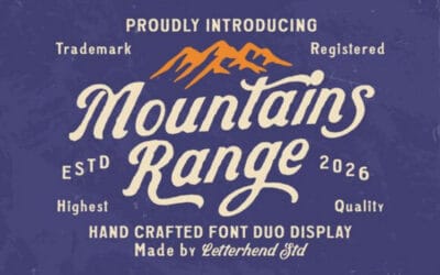 Mountains Range Font