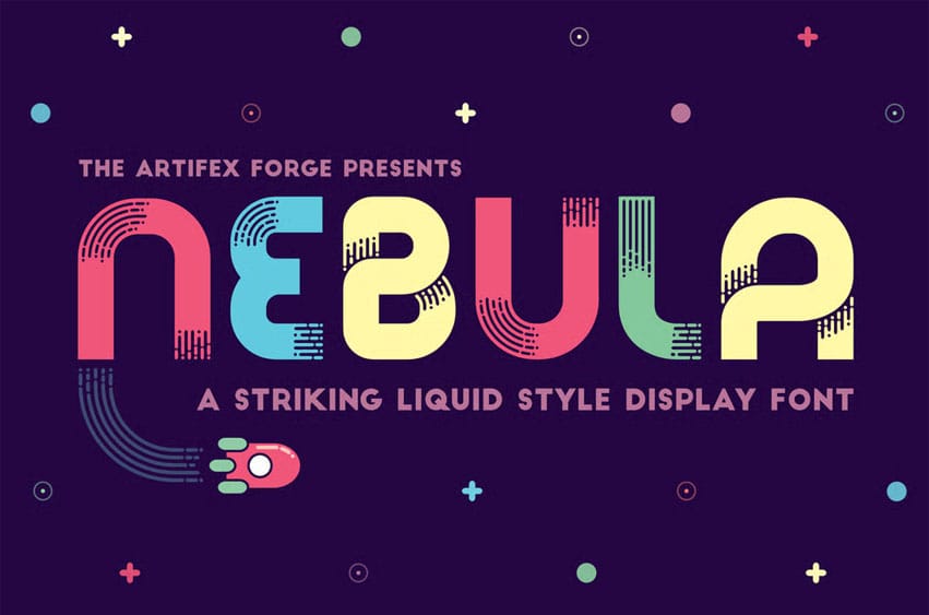 Nebula Display Font