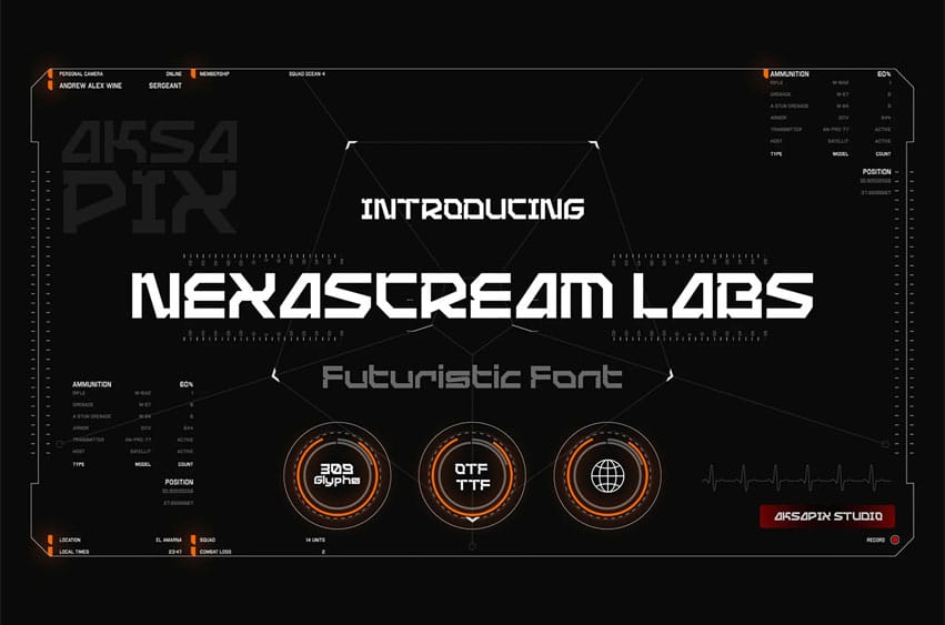 Nexascream Labs Font