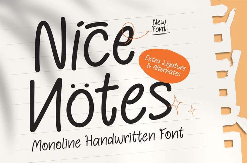Nice Notes Font