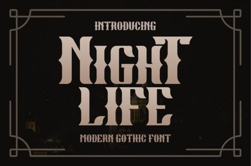 Night Life Font