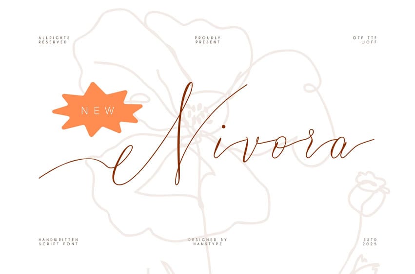 Nivora Handwritten Font