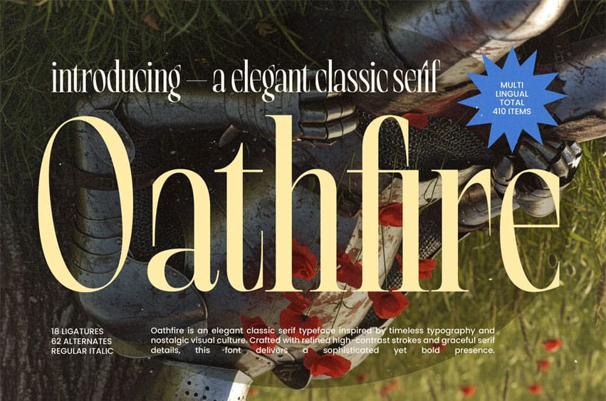 Oathfire Font