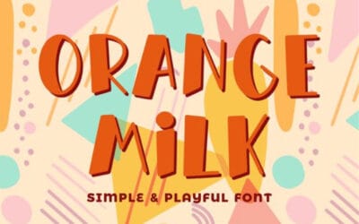 Orange Milk Font