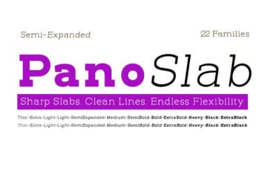 Pano Slab Semi Expanded Font