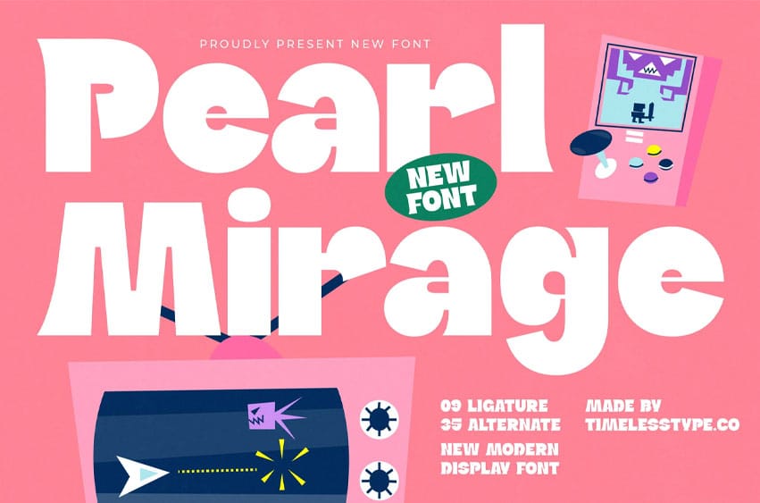 Pearl Mirage Font