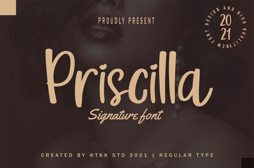 Priscilla Girly Font