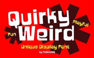 Quirky Weird Font