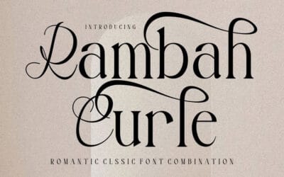 Rambah Curle Font