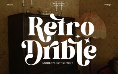 Retro Drible Font