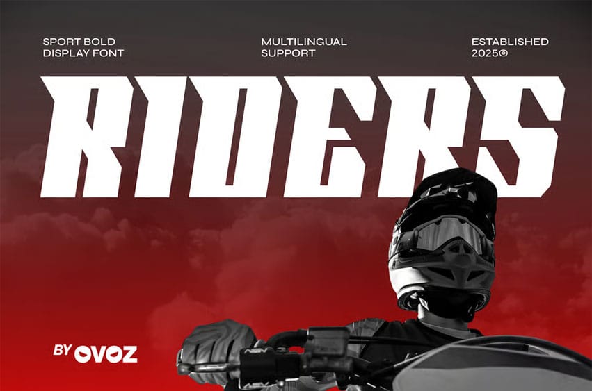 Riders Sports Font