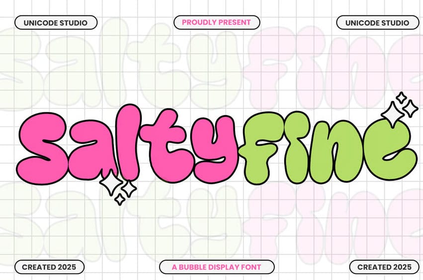 Saltyfine Font