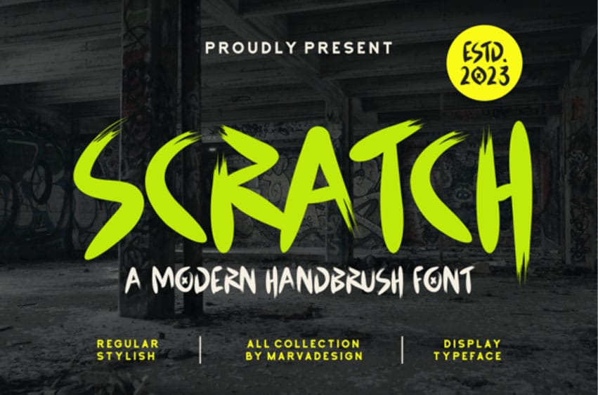 Scratch Font