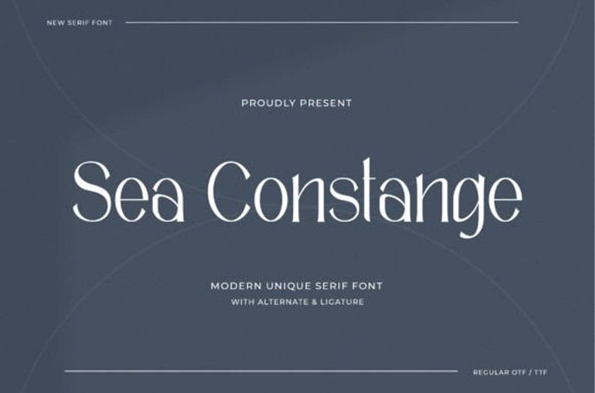 Sea Constange Font