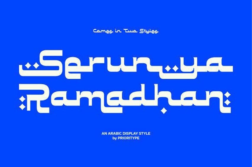 Serunya Ramadhan Font