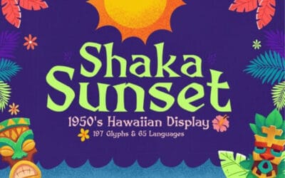 Shaka Sunset Font