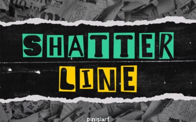 Shatter Line Font