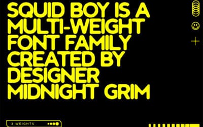Squid Boy Font