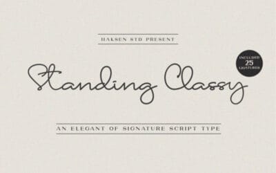Standing Classy Font