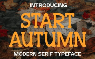 Start Autumn Font