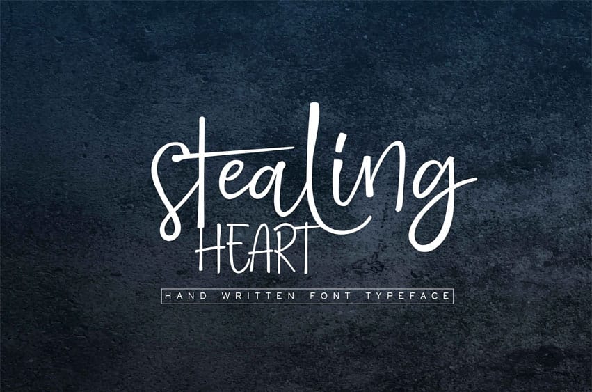 Stealing Heart Font